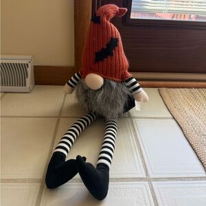 Halloween Gnome with Orange Hat